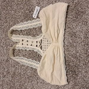 NWT Altar'd State cream lace bralette size M/L